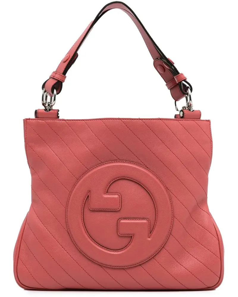 Gucci Hobo Bags 2016-2023 Small Blondie Satchel rosa Gold