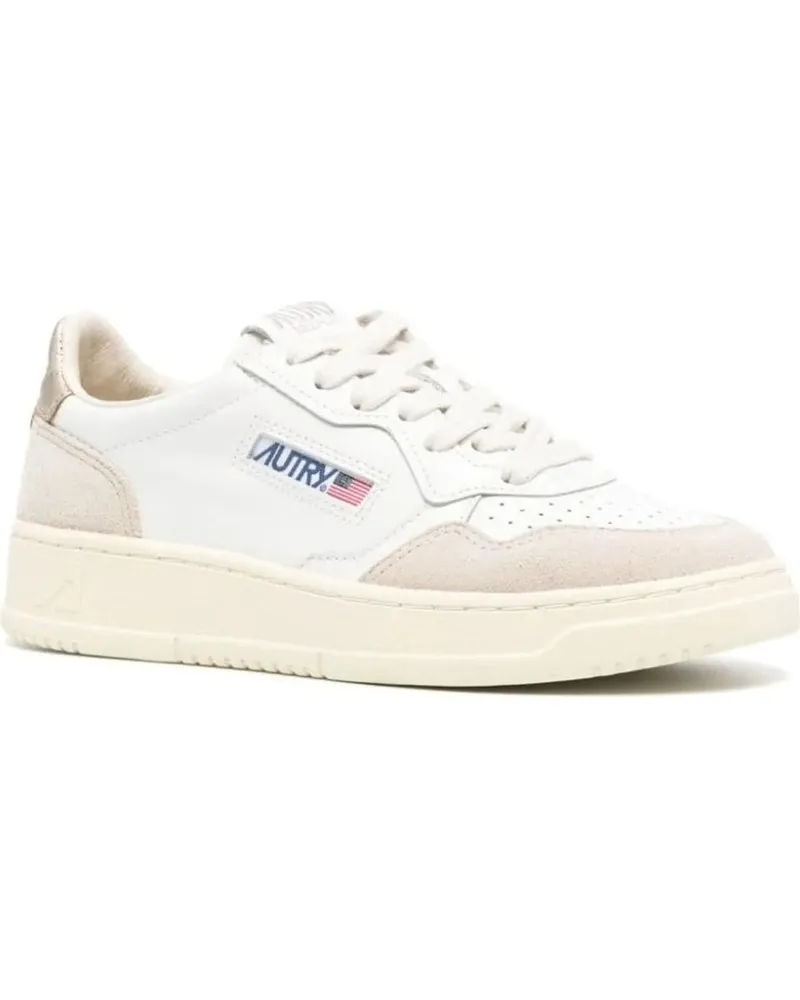 AUTRY Low-Top Sneaker Sneakers Gold weiß Weiß