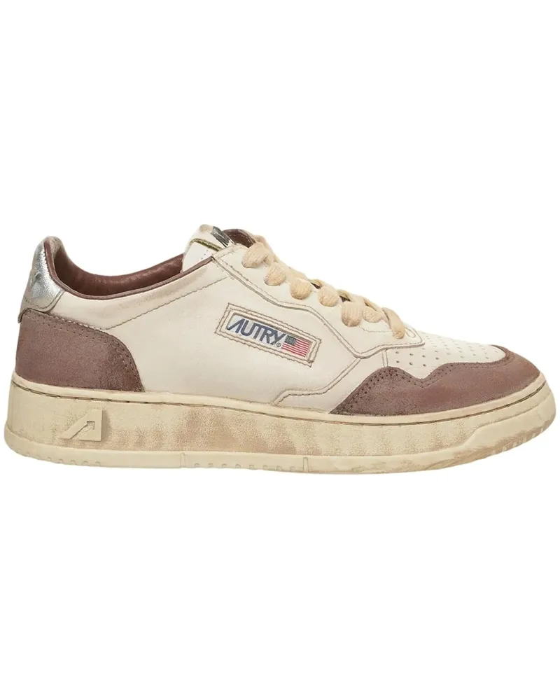 AUTRY Low-Top Sneaker Sneakers 'Sup Vint Low' weiß Weiß