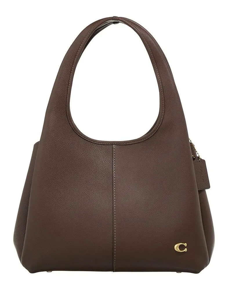 Coach Crossbody Bags Polished Pebble Leather Lana Shoulder Bag braun Braun