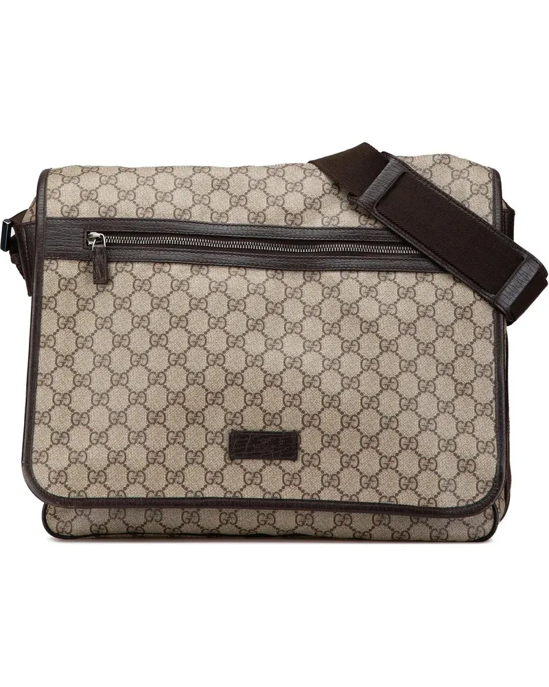 Gucci Hobo Bags GG Supreme Crossbody braun Braun