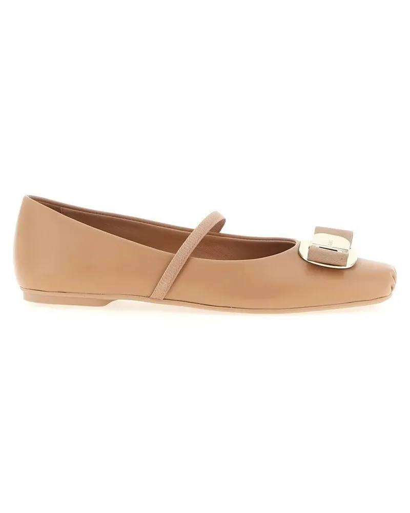 Ferragamo Zina' Ballet Flats braun Braun