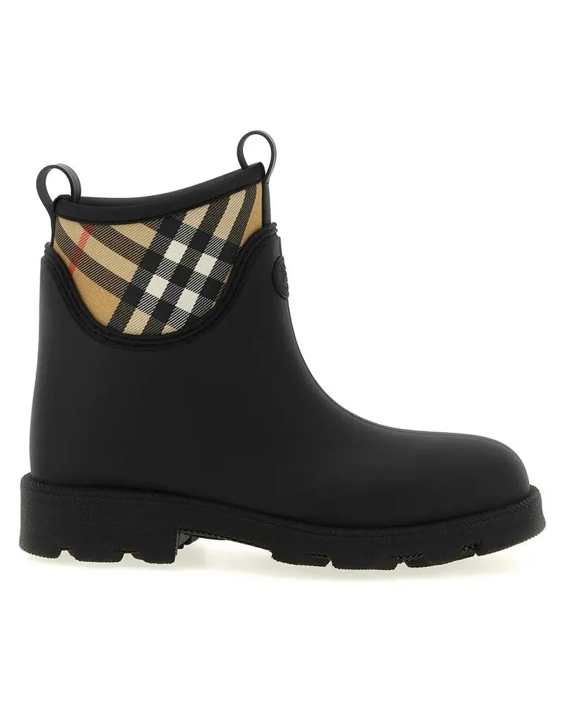 Burberry Stiefel 'Marsh Stamp' Ankle Boots schwarz Schwarz