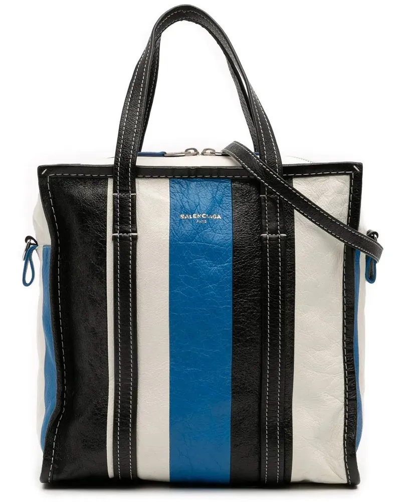 Balenciaga Hobo Bags S Lambskin Bazar Shopper Satchel blau Blau