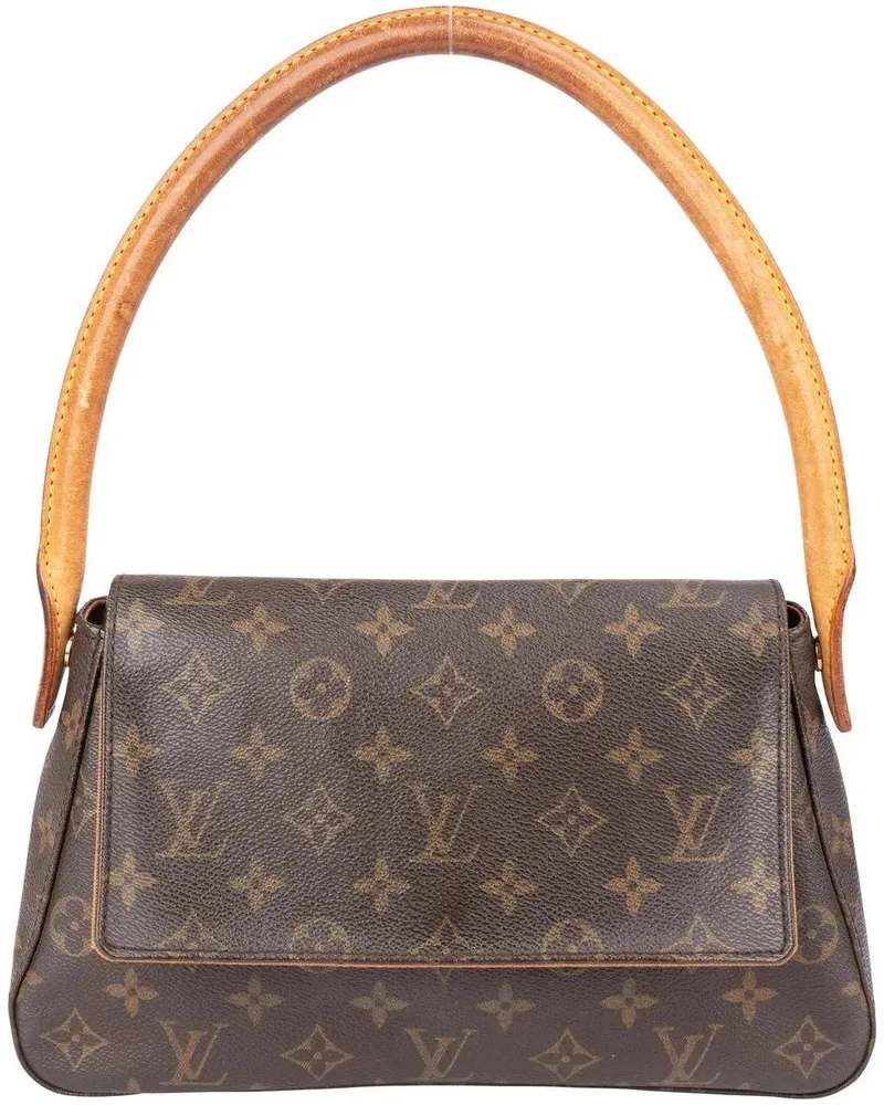 Louis Vuitton Crossbody Bags  Canvas Monogram Looping PM Handbag braun Braun