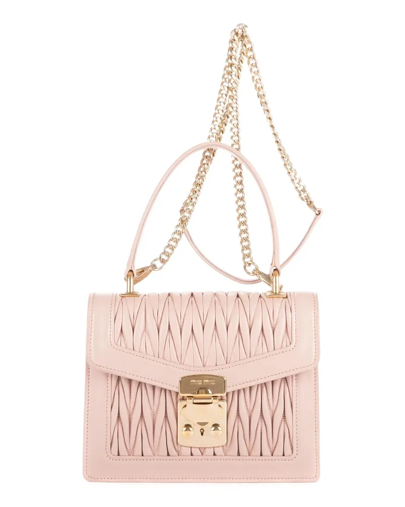 Miu Miu Crossbody Bags Top Handle Crossbody beige Beige