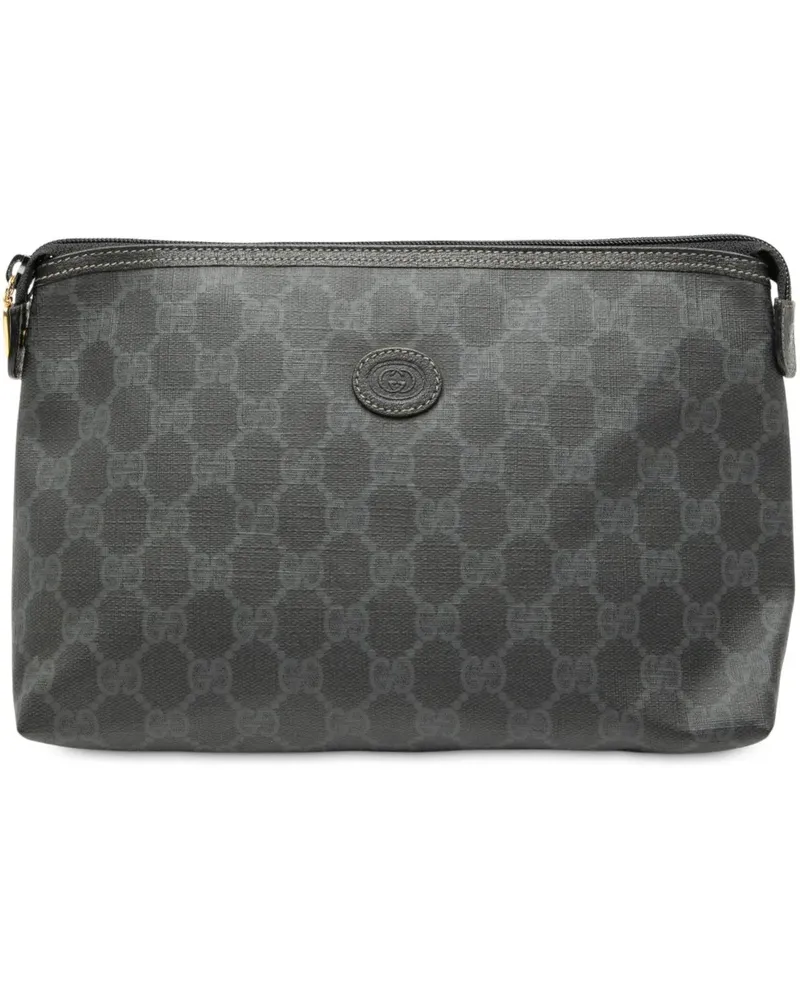 Gucci Kosmetiktaschen GG Supreme Pouch schwarz Schwarz