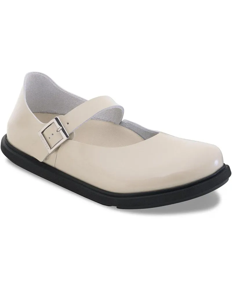 Birkenstock Ballerinas MANTOVA CUP SOLE HIGH SHINE OYSTER weiß Weiß