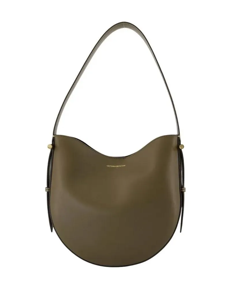 Victoria Beckham Hobo Bags Medium Dia Shoulder Bag - Leather - Khaki grün Grün