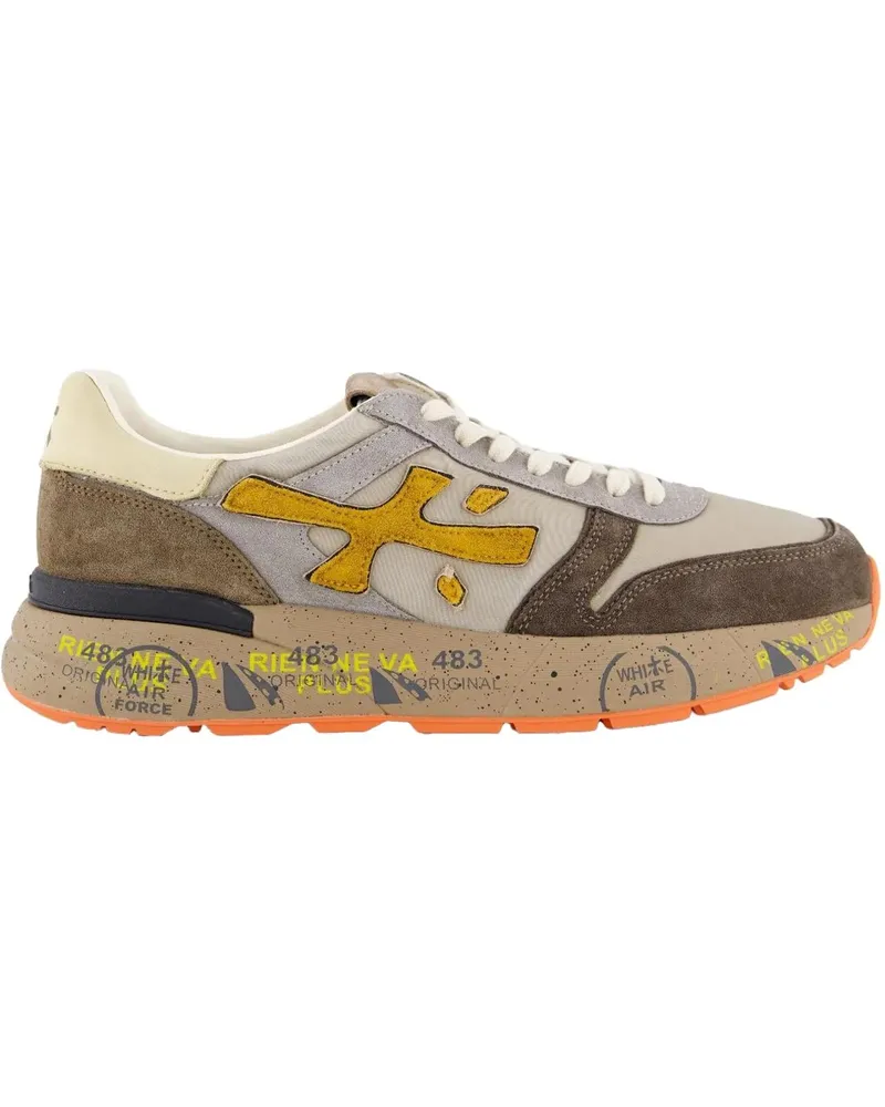 Premiata Low-Top Sneaker Heren Mick Sneaker Beige/Bruin beige Beige
