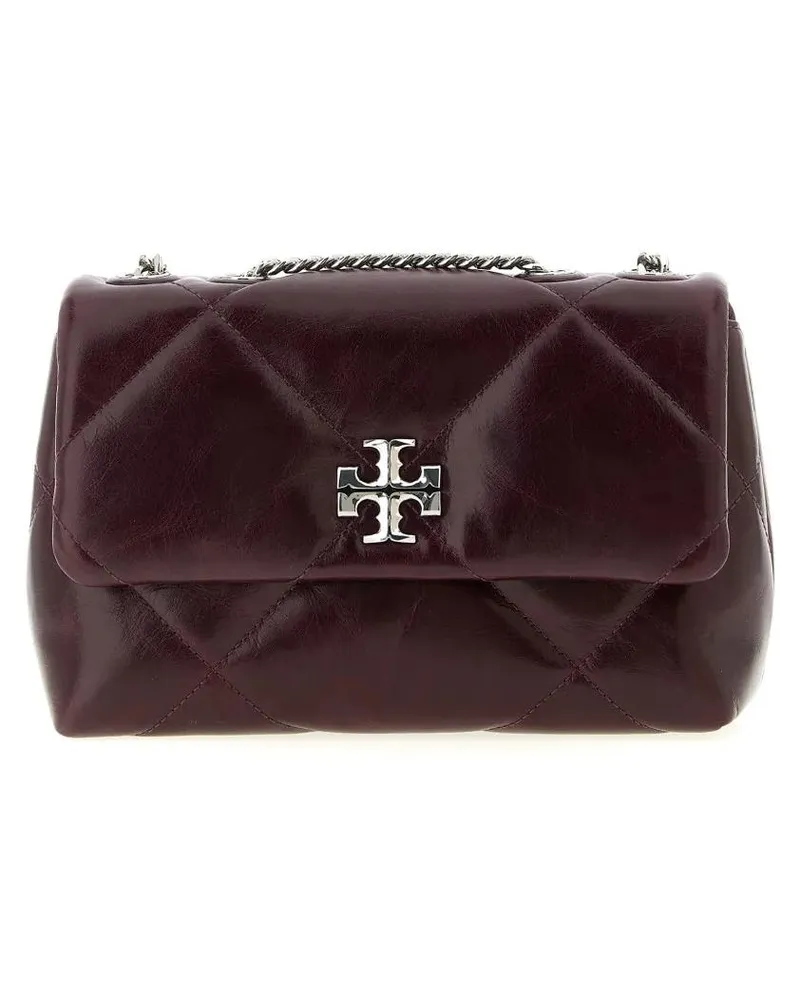 Tory Burch Hobo Bags 'Kira Diamond' Small Shoulder Bag schwarz Schwarz