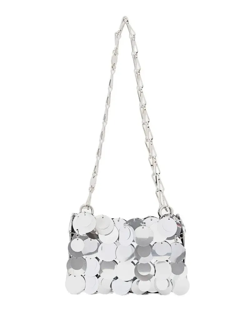 Paco Rabanne Hobo Bags Sparkle Nano Shoulder Bag silberfarben 