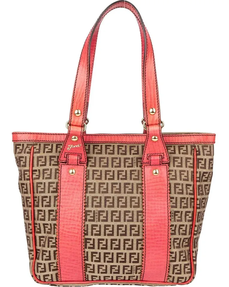 Fendi Crossbody Bags  FF Monogram Zucca Handbag braun Braun