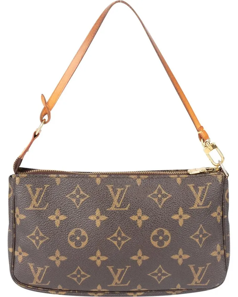 Louis Vuitton Crossbody Bags  Canvas Monogram Pochette Accessoire braun Braun