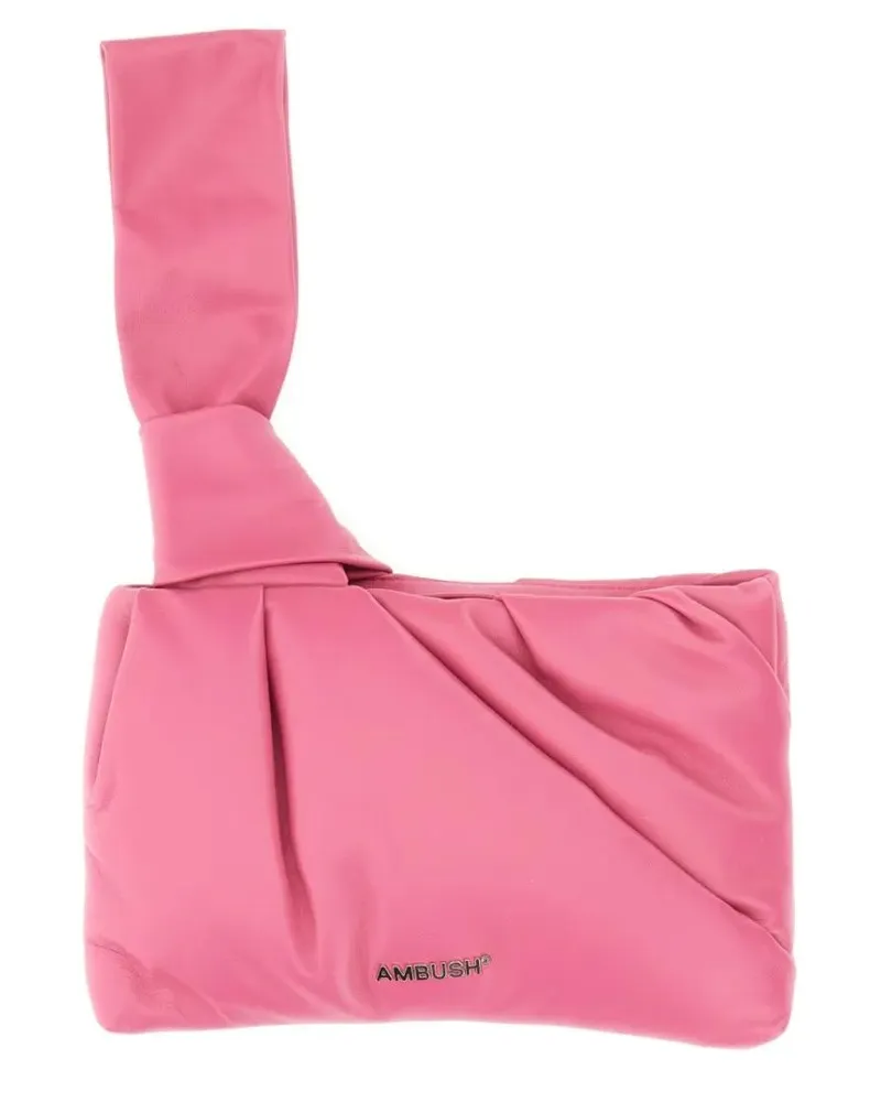 AMBUSH Clutches Nejiri Wrist Clutch pink Rosa