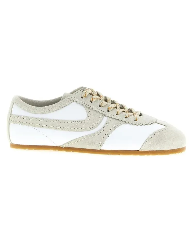 Dries van Noten Low-Top Sneaker Suede Sneakers weiß Weiß