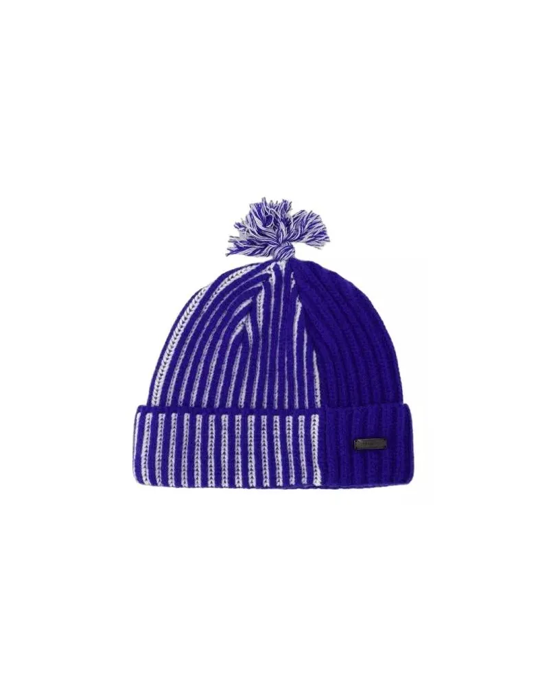 Adererror Caps & Mützen Beannie - Wool - Blue blau Blau