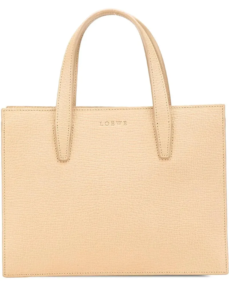 Loewe Shopper Leather Tote braun Braun