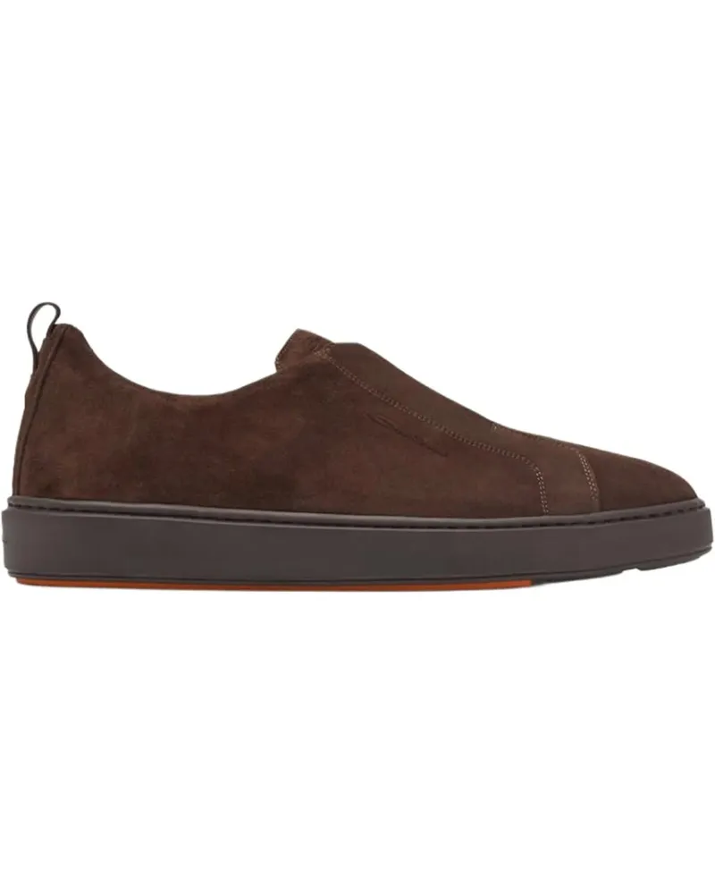 Santoni Low-Top Sneaker Slip On Sneaker braun Braun