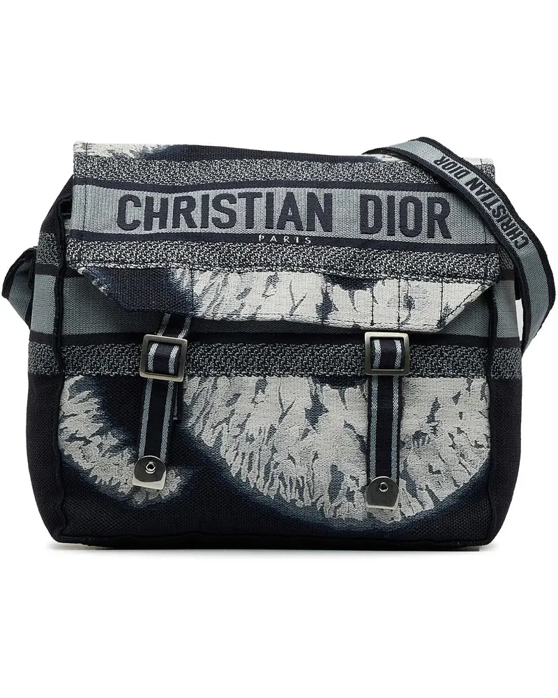 Dior Hobo Bags 2020 Tie Dye Diorcamp Messenger Bag blau Blau