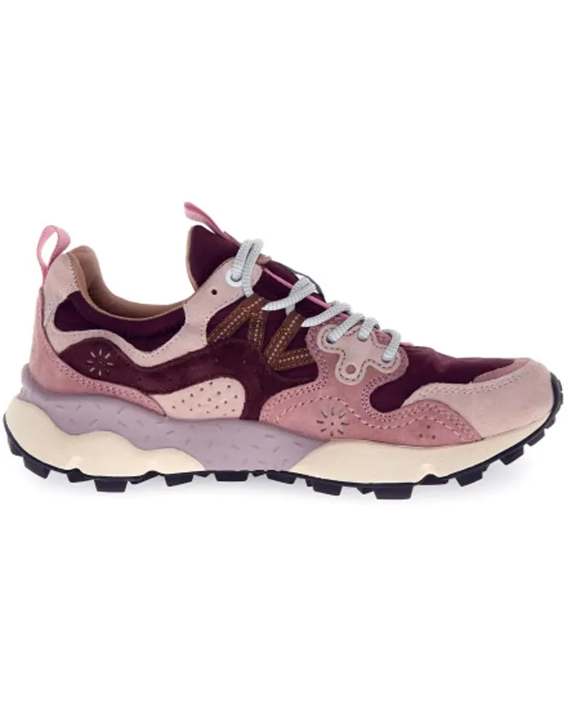 Flower MOUNTAIN Low-Top Sneaker Sneakers Pink rosa Gold