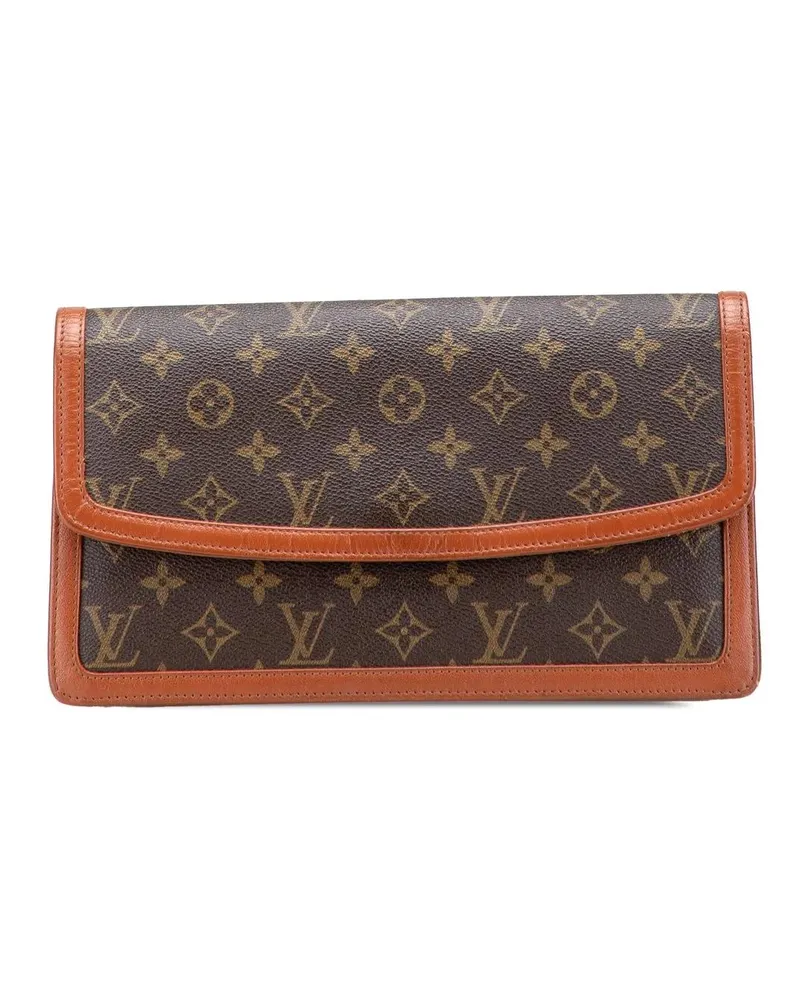Louis Vuitton Clutches Monogram Pochette Dame GM braun Braun