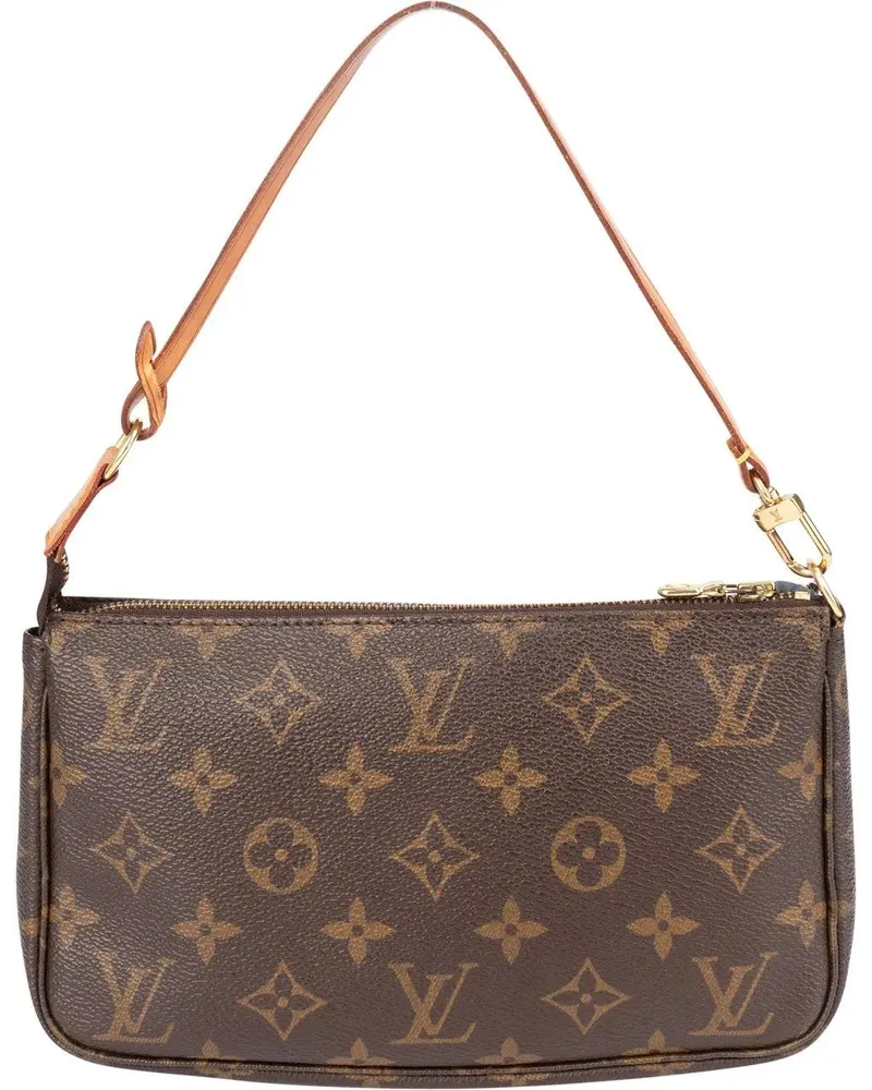 Louis Vuitton Crossbody Bags  Canvas Monogram Pochette Accessoire braun Braun