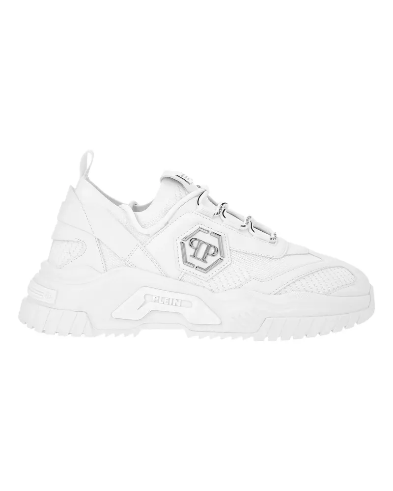 Philipp Plein Low-Top Sneaker Low-Top Turnschuhe Predator weiß Weiß