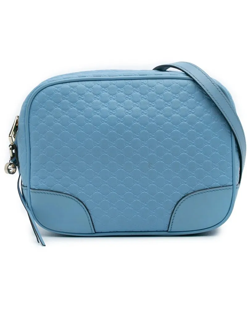 Gucci Hobo Bags Mini Microssima Bree Crossbody blau Blau