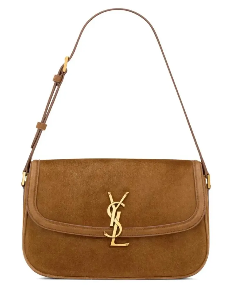 Saint Laurent Hobo Bags "Solferino" Medium Bag braun Braun