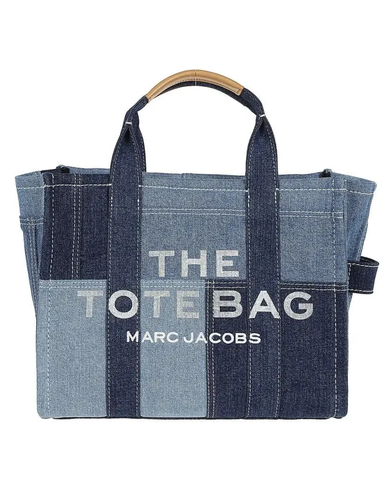 Marc Jacobs Shopper & Totes Medium Denim Tote Bag With Logo Embroidery blau Blau