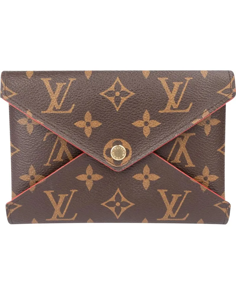 Louis Vuitton Portemonnaie  Canvas Monogram Pochette Kirigami Et braun Braun