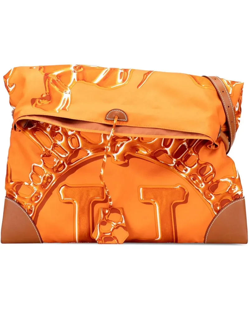 Hermès Hobo Bags Vif Argent Silky City 38 orange Orange