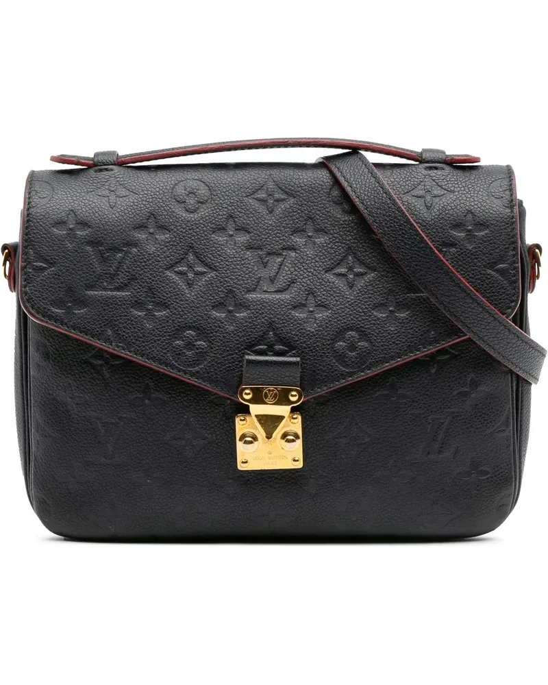 Louis Vuitton Hobo Bags Monogram Empreinte Pochette Metis blau Blau