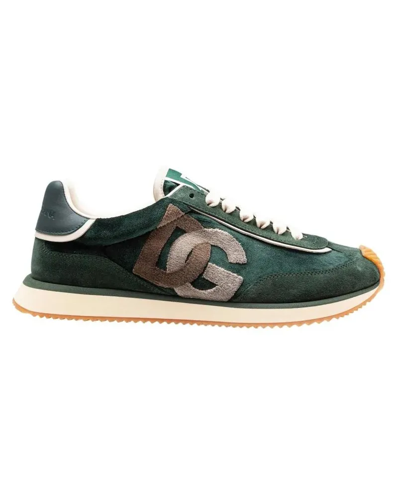 Dolce & Gabbana Low-Top Sneaker Green Cushion Sneakers grün Grün