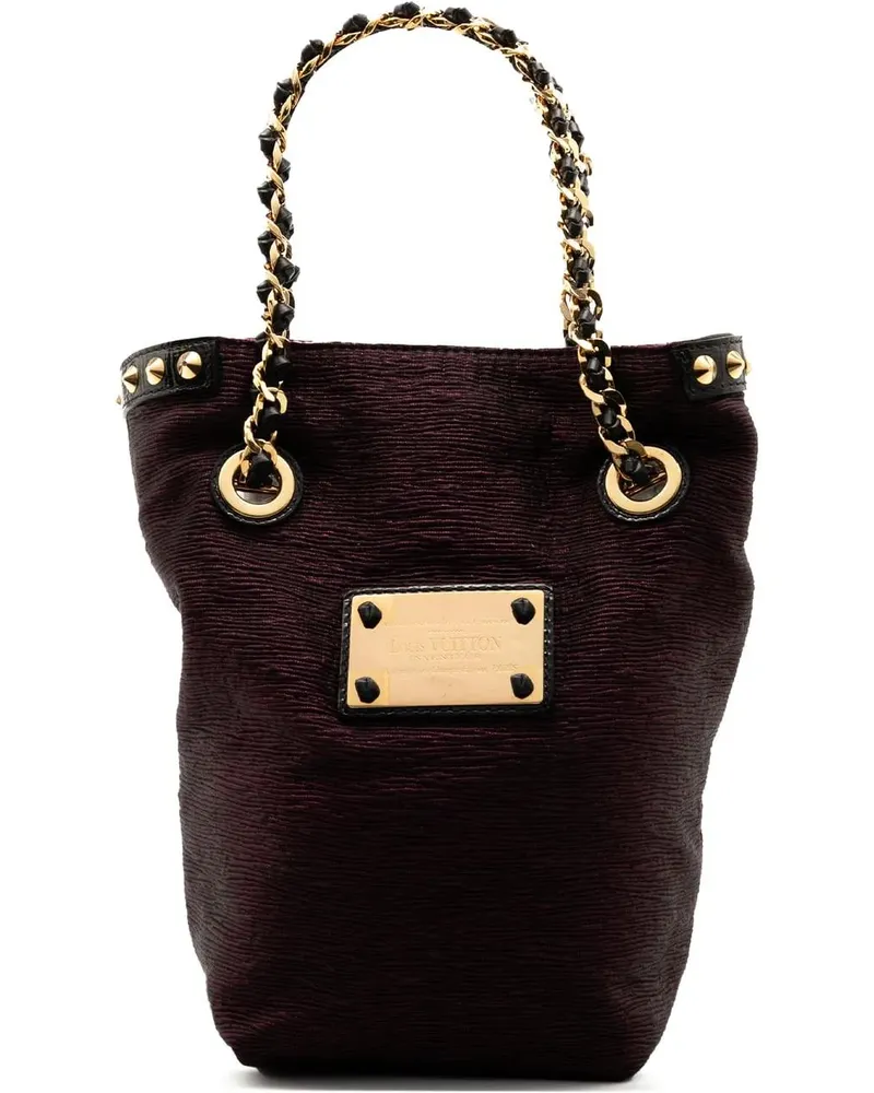 Louis Vuitton Shopper Limited Edition Metallic Jacquard Double Jeu Neo A orange Orange