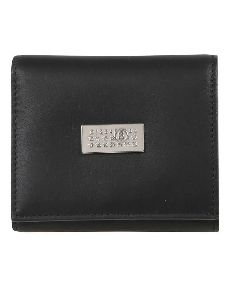 Maison Margiela Portemonnaies Compact Snap Wallet schwarz Schwarz