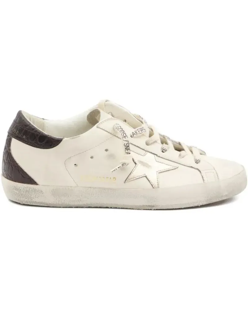 Golden Goose Low-Top Sneaker Classic Low-Top Sneakers With Vintage Finish beige Beige