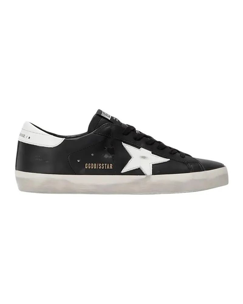 Golden Goose Low-Top Sneaker Black Superstar Leather Sneakers schwarz Schwarz