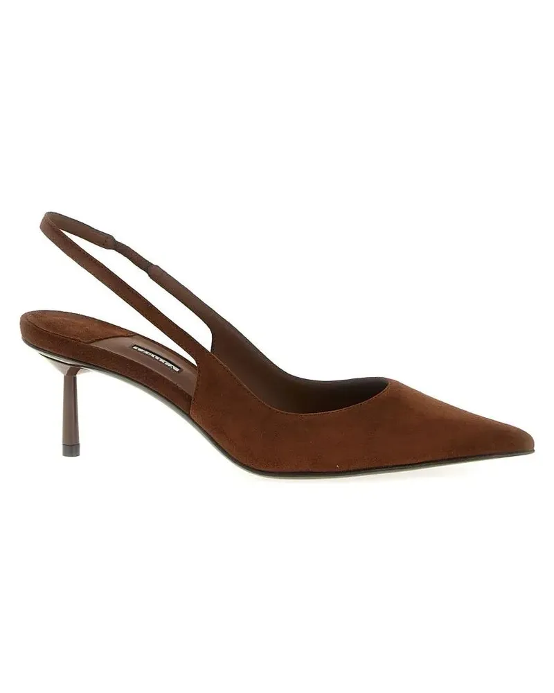 Le Silla Hohe Schuhe 'Bella' Slingback braun Braun