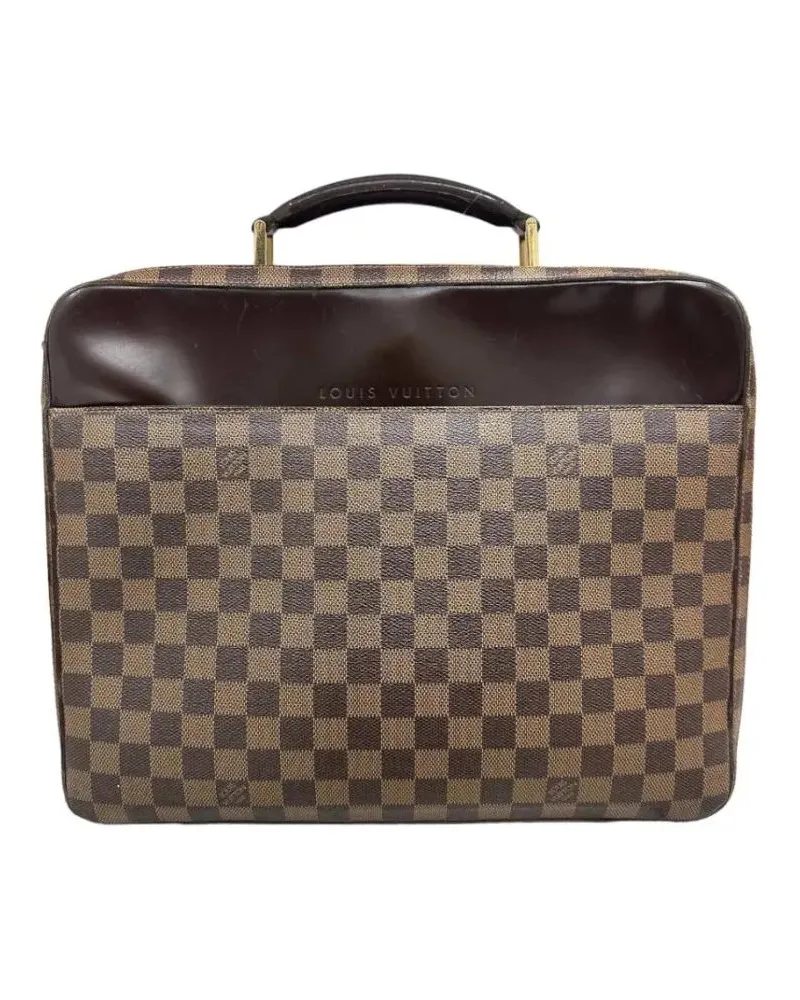 Louis Vuitton Crossbody Bags Sabana Brown Canvas Damier Ebene braun Braun