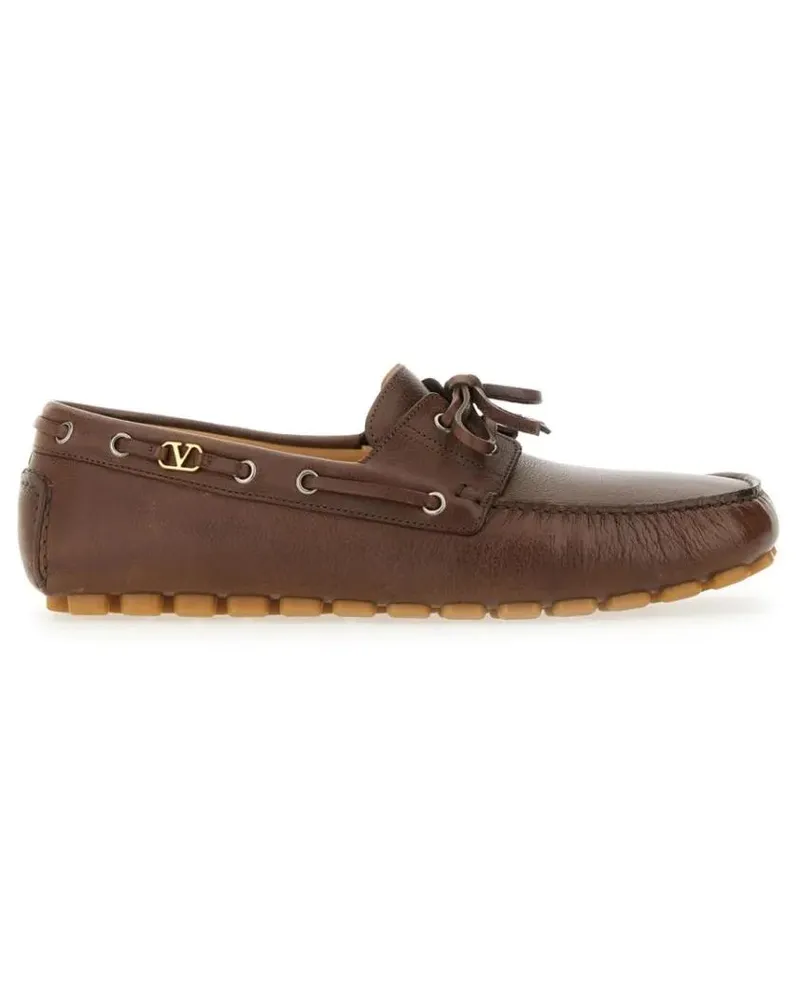 Valentino Garavani Loafer "Vlogo Signature" Moccasin braun Braun