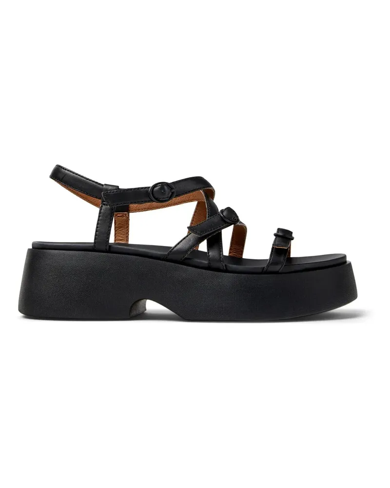 Camper Sandaletten mit Absatz Sandalen Tasha schwarz Schwarz