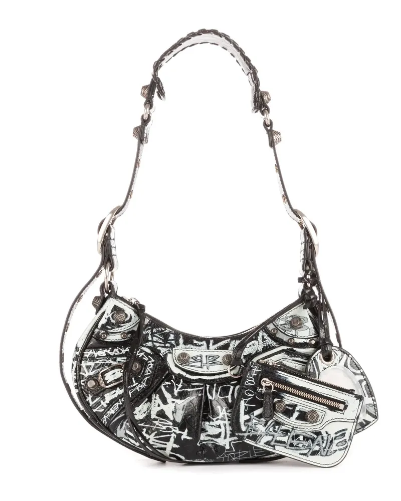 Balenciaga Crossbody Bags XS Le Cagole schwarz Schwarz