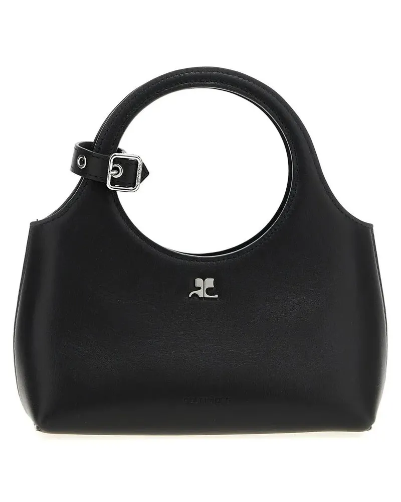 Courrèges Hobo Bags 'Mini Holy Day' Handbag schwarz Schwarz