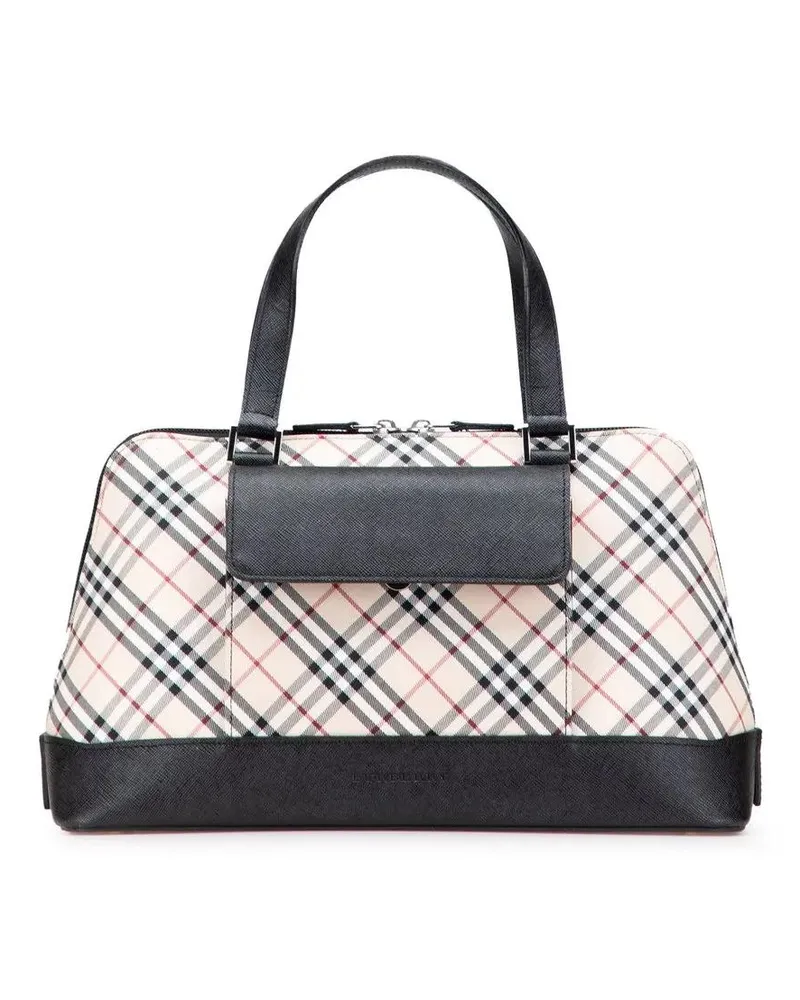 Burberry Crossbody Bags Nova Check Canvas Handbag braun Braun
