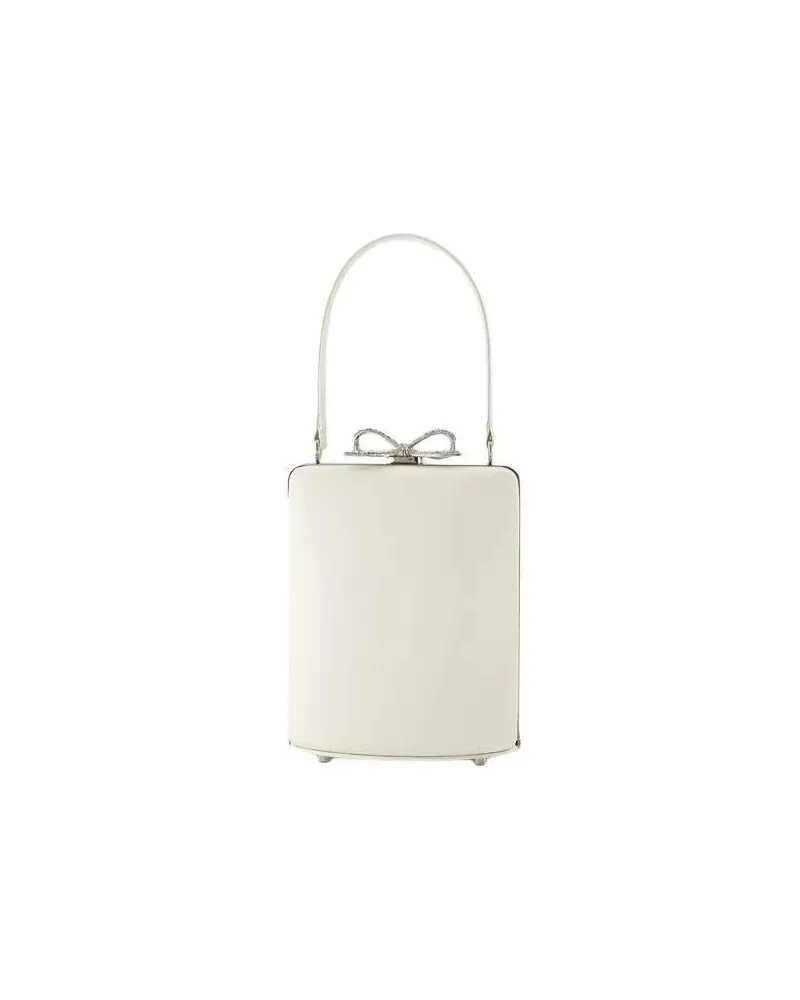 Self-Portrait Crossbody Bags Mini Bow Bag - Silk - White weiß Weiß
