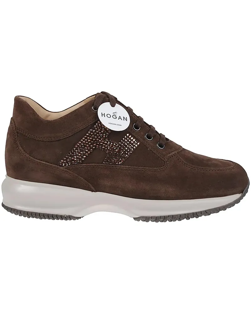 Hogan Low-Top Sneaker Interactive Sneakers Brown braun Braun