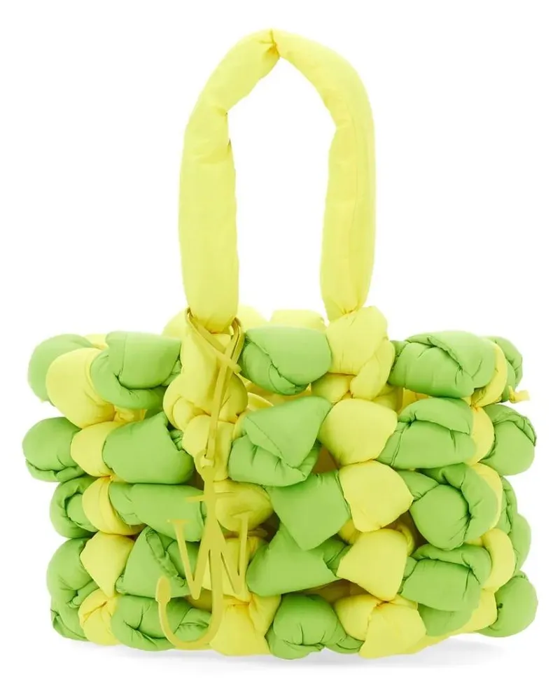 J.W.Anderson Shopper & Totes Small Woven Tote Bag grün Grün