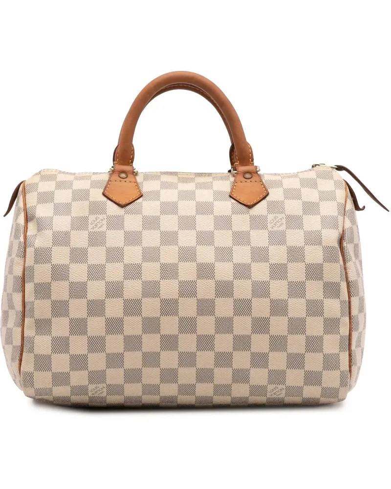 Louis Vuitton Crossbody Bags Damier Azur Speedy 30 weiß Weiß